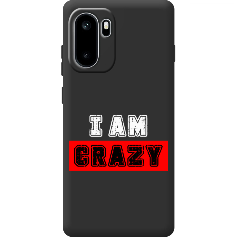 Чорний чохол BoxFace OnePlus Ace 6 I'm Crazy