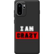 Чорний чохол BoxFace OnePlus Ace 6 I'm Crazy