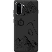 Чорний чохол BoxFace OnePlus Ace 6 Mountains