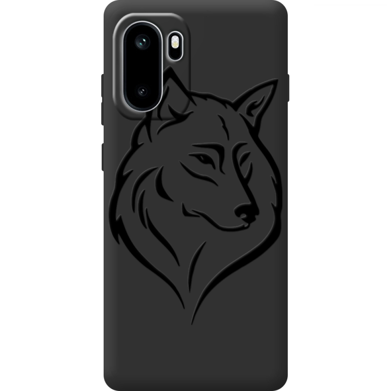 Чорний чохол BoxFace OnePlus Ace 6 Wolf