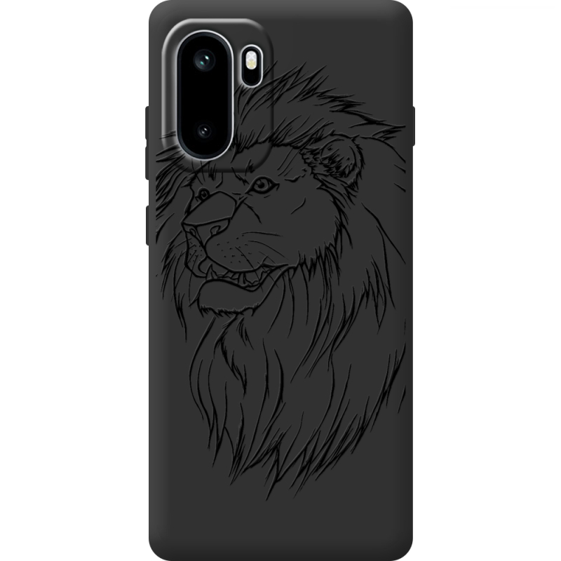 Чорний чохол BoxFace OnePlus Ace 6 Lion