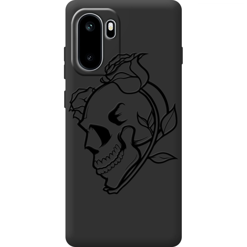 Чорний чохол BoxFace OnePlus Ace 6 Skull and Roses