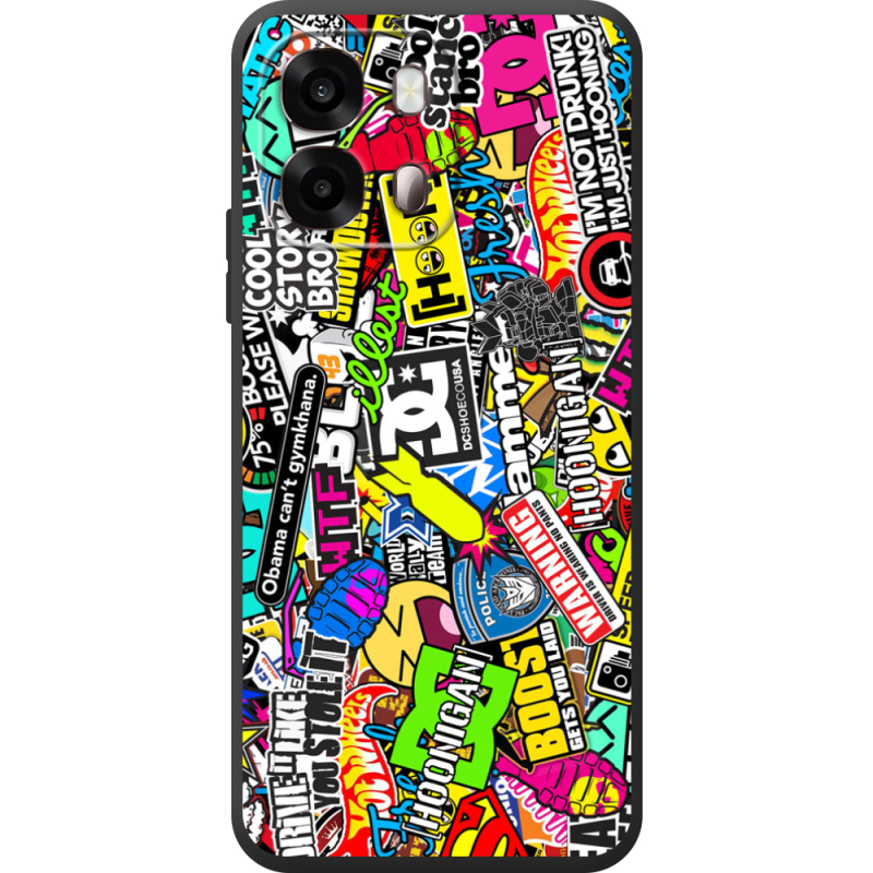 Чохол BoxFace OPPO A6s 4G Multicolored Inscriptions