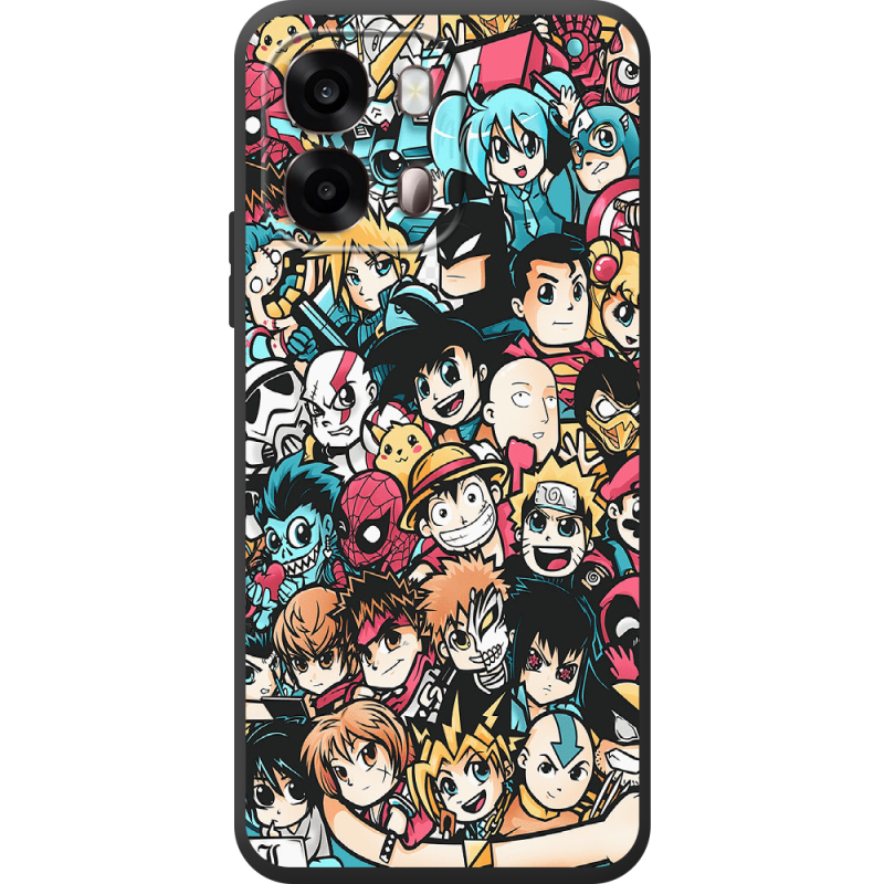 Чохол BoxFace OPPO A6s 4G Anime Stickers