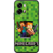 Чохол BoxFace OPPO A6s 4G Майнкрафт Стів і Алекс