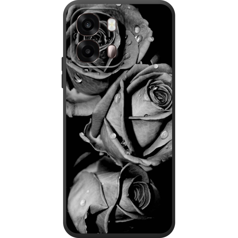 Чохол BoxFace OPPO A6s 4G Black and White Roses