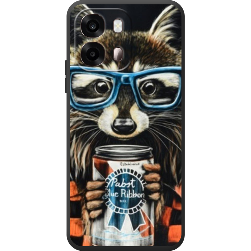 Чохол BoxFace OPPO A6s 4G Енот с банкой