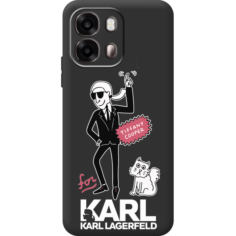 Чорний чохол BoxFace OPPO A6s 4G For Karl
