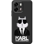 Чорний чохол BoxFace OPPO A6s 4G Cat in Black