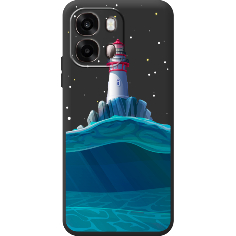 Чорний чохол BoxFace OPPO A6s 4G Lighthouse