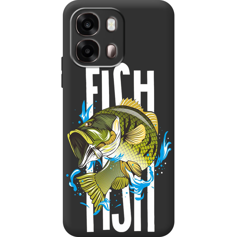 Чорний чохол BoxFace OPPO A6s 4G Fish