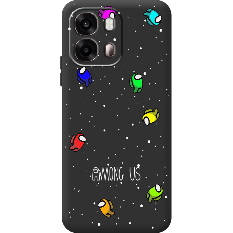 Чорний чохол BoxFace OPPO A6s 4G Among Us Invisible