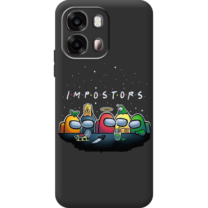 Чорний чохол BoxFace OPPO A6s 4G Among Us Impostors