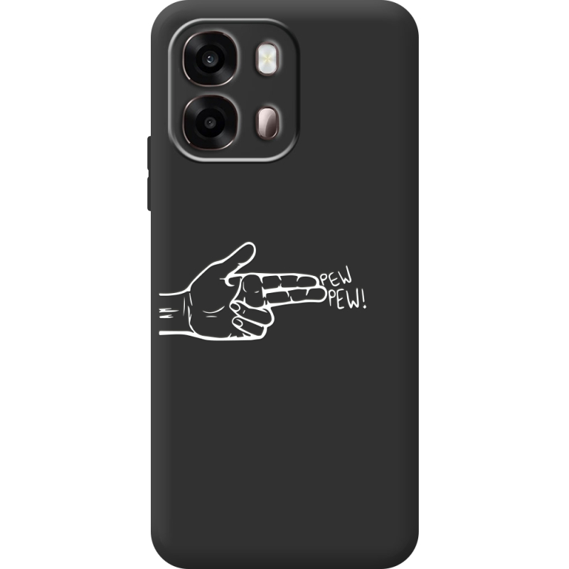 Чорний чохол BoxFace OPPO A6s 4G Pew Pew