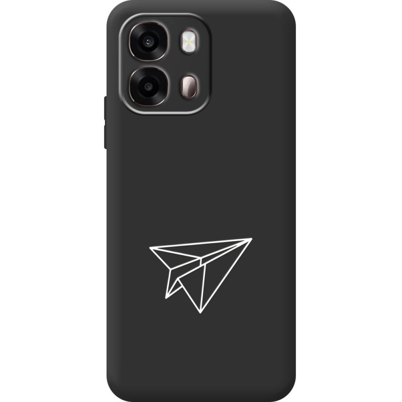 Чорний чохол BoxFace OPPO A6s 4G Paper Plane