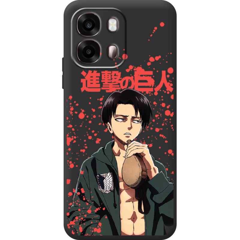 Чорний чохол BoxFace OPPO A6s 4G Атака Титанов Леви