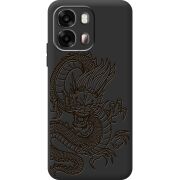 Чорний чохол BoxFace OPPO A6s 4G Chinese Dragon