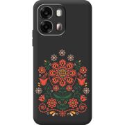 Чорний чохол BoxFace OPPO A6s 4G Ukrainian Ornament
