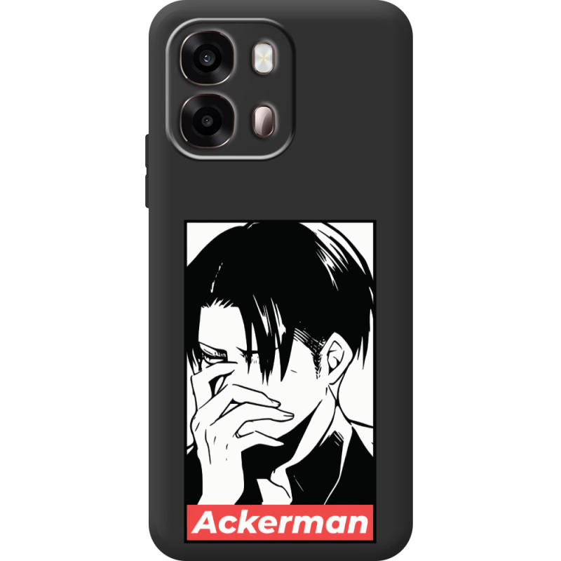 Чорний чохол BoxFace OPPO A6s 4G Attack On Titan - Ackerman