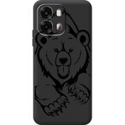 Чорний чохол BoxFace OPPO A6s 4G Grizzly Bear