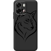 Чорний чохол BoxFace OPPO A6s 4G Wolf