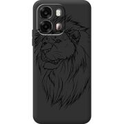 Чорний чохол BoxFace OPPO A6s 4G Lion