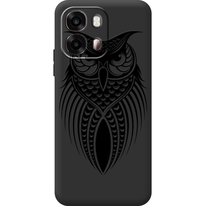 Чорний чохол BoxFace OPPO A6s 4G Owl