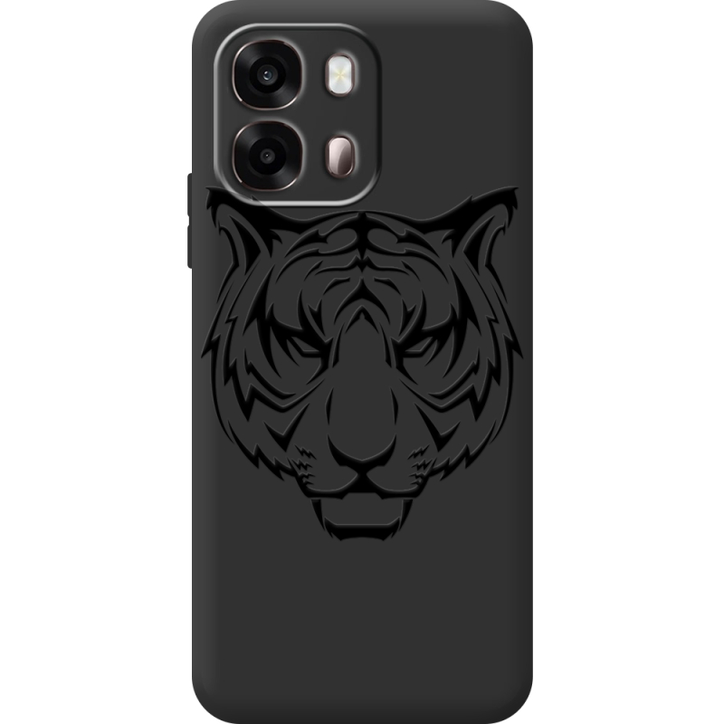 Чорний чохол BoxFace OPPO A6s 4G Tiger