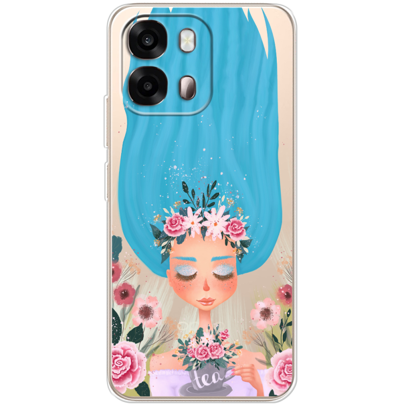 Прозорий чохол BoxFace OPPO A6s 4G Blue Hair