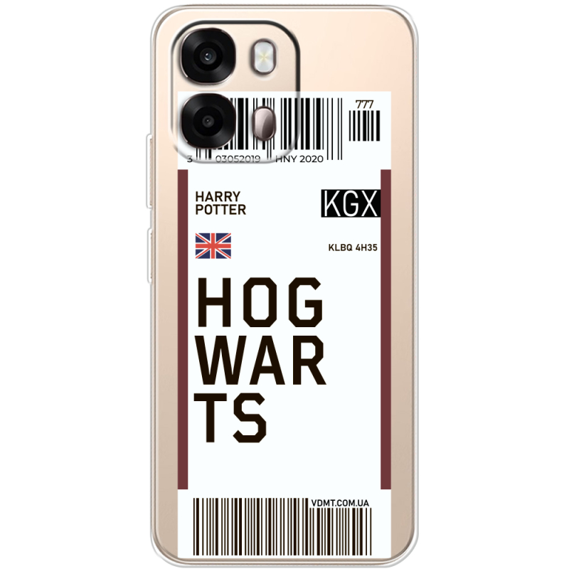 Прозорий чохол BoxFace OPPO A6s 4G Ticket Hogwarts