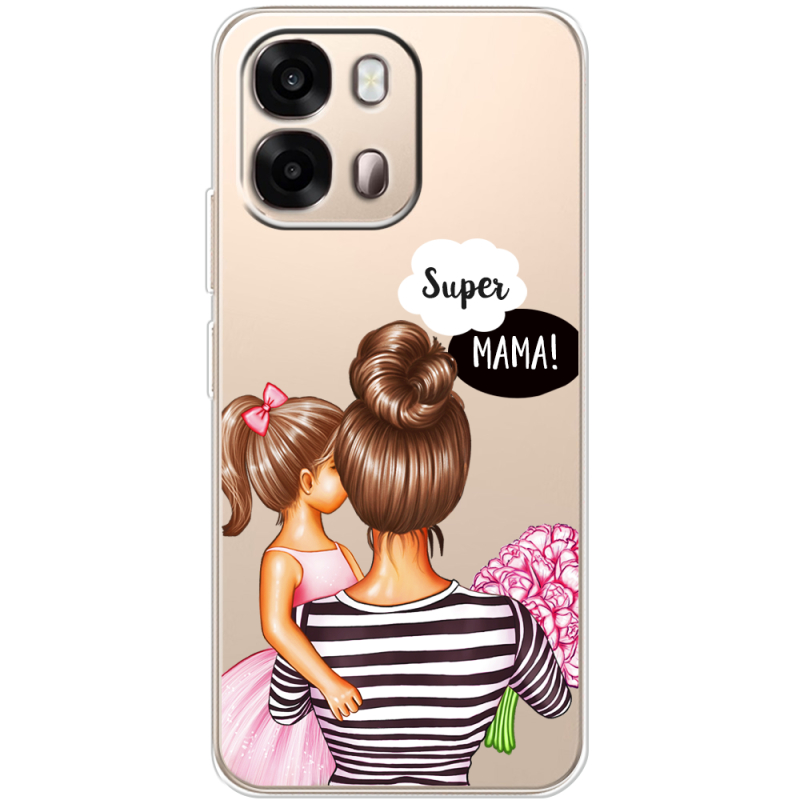 Прозорий чохол BoxFace OPPO A6s 4G Super Mama and Daughter