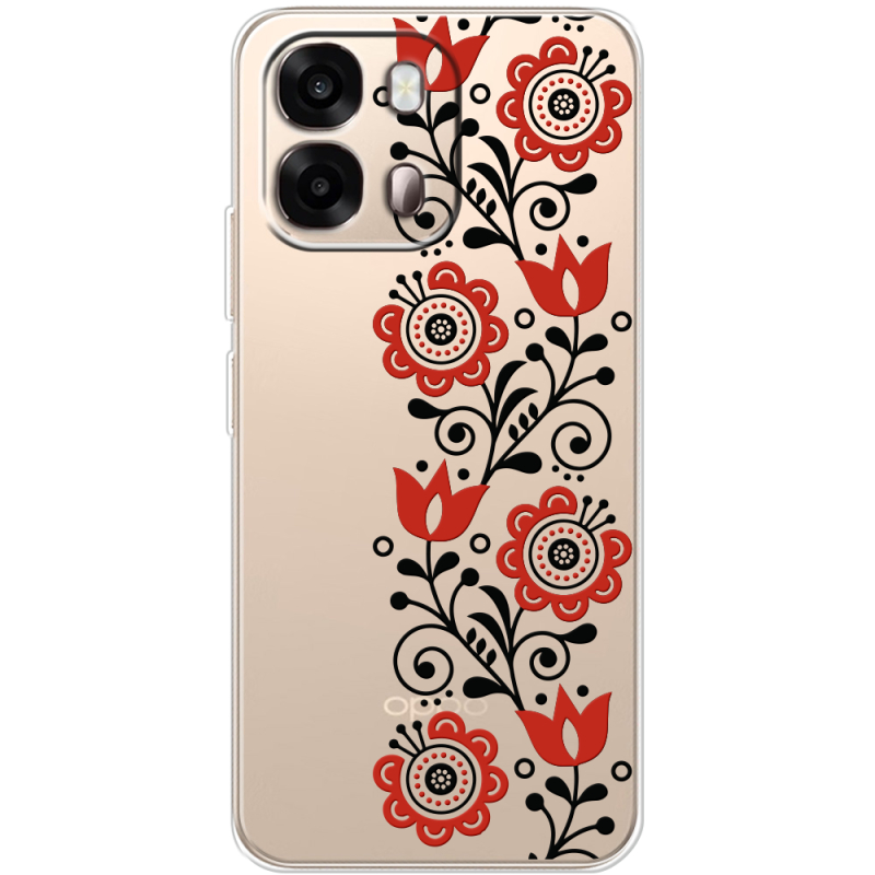 Прозорий чохол BoxFace OPPO A6s 4G Ethno Ornament