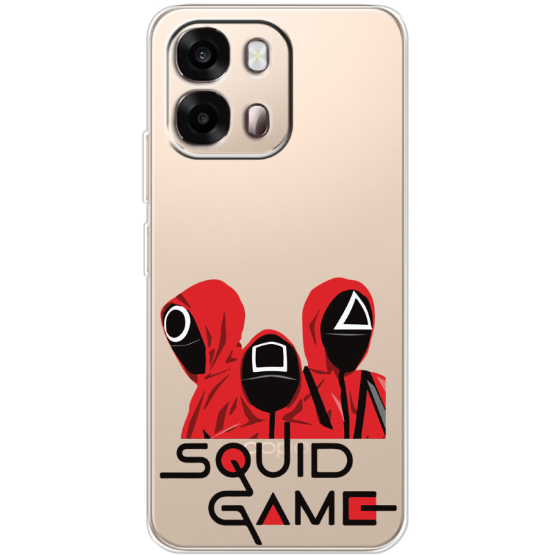 Прозорий чохол BoxFace OPPO A6s 4G siquid game люди в красном