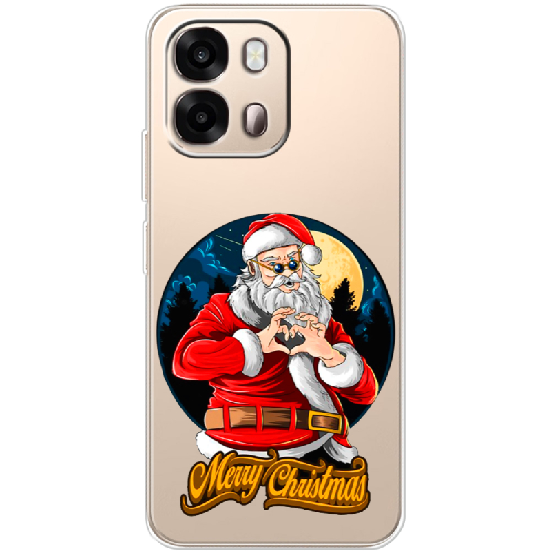 Прозорий чохол BoxFace OPPO A6s 4G Cool Santa