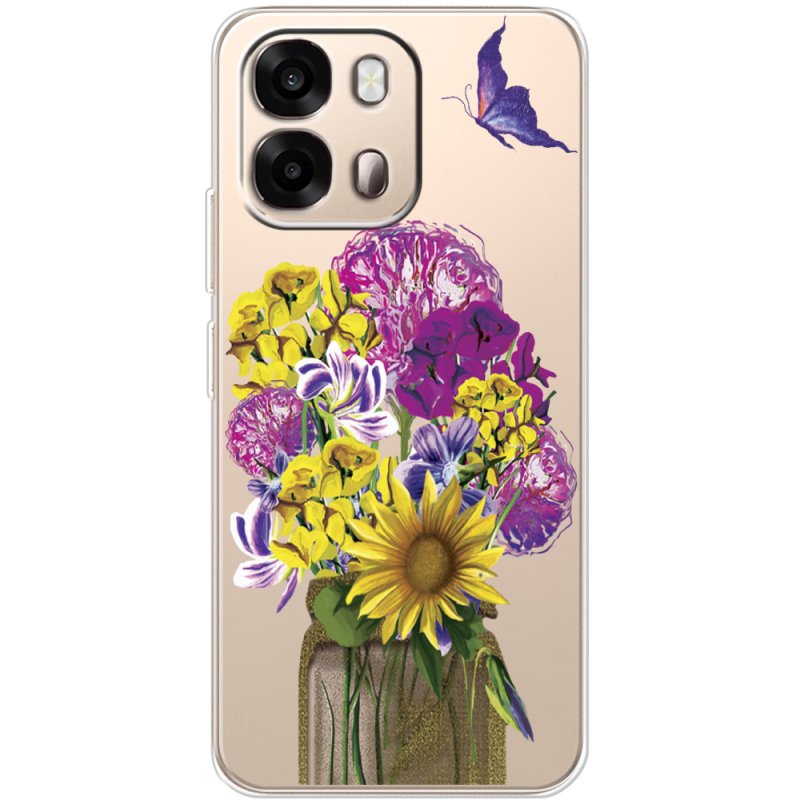 Прозорий чохол BoxFace OPPO A6s 4G My Bouquet