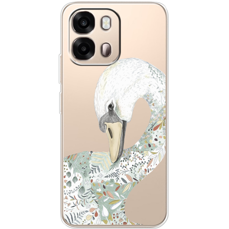 Прозорий чохол BoxFace OPPO A6s 4G Swan