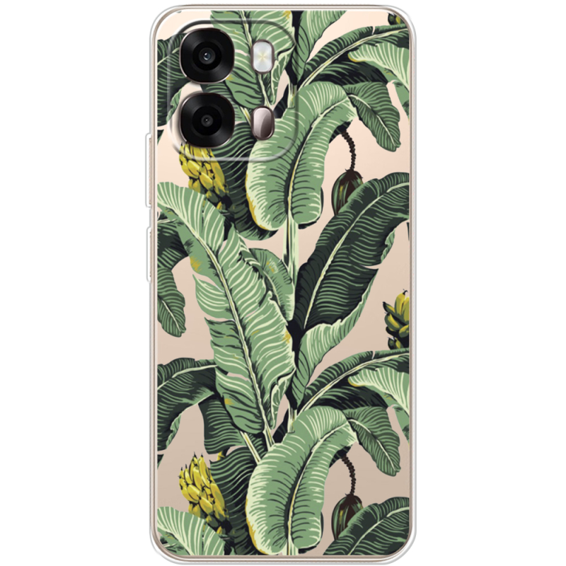 Прозорий чохол BoxFace OPPO A6s 4G Banana Leaves