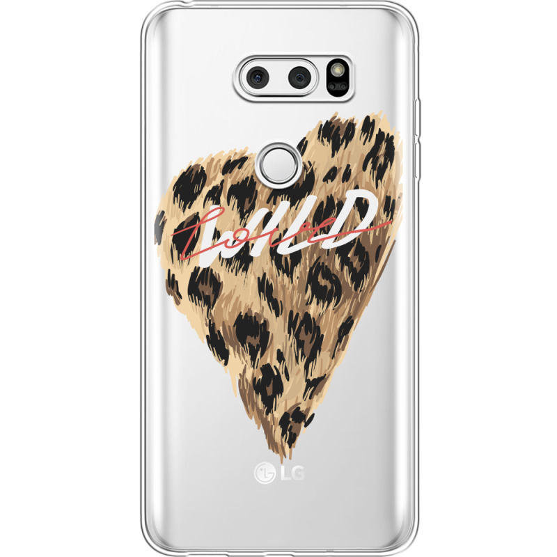 Прозрачный чехол Uprint LG V30 / V30 Plus H930DS  Wild Love