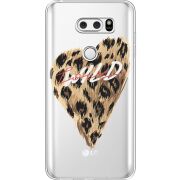 Прозрачный чехол Uprint LG V30 / V30 Plus H930DS  Wild Love