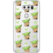 Прозрачный чехол Uprint LG V30 / V30 Plus H930DS  Pattern Baby Yoda