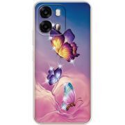 Чохол зі стразами OPPO A6s 4G Butterflies