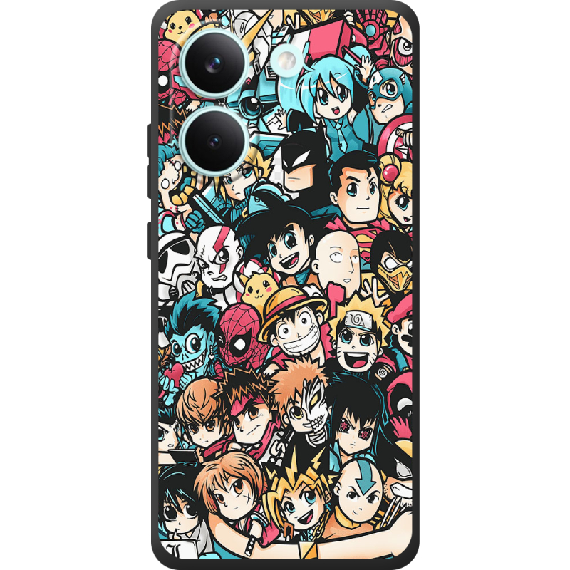 Чохол BoxFace Poco X8 Pro Anime Stickers