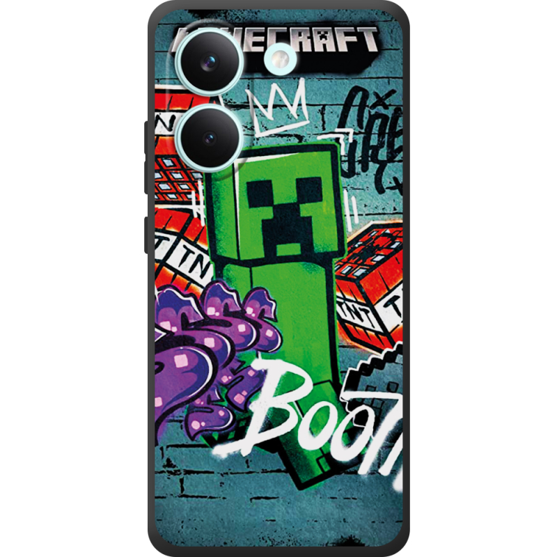 Чохол BoxFace Poco X8 Pro Minecraft Graffiti