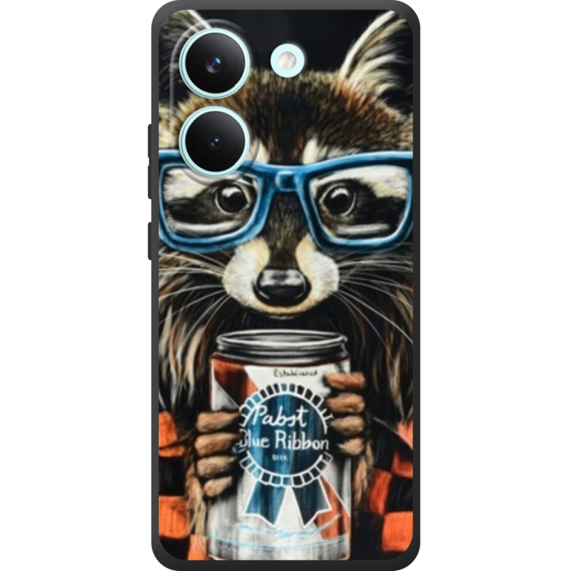 Чохол BoxFace Poco X8 Pro Енот с банкой