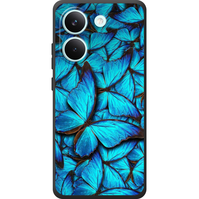 Чохол BoxFace Poco X8 Pro лазурные бабочки