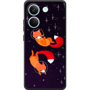 Чохол BoxFace Poco X8 Pro Fox-Astronauts