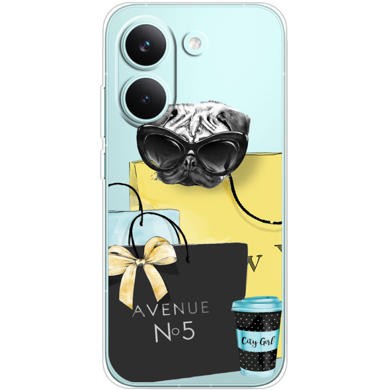 Прозорий чохол BoxFace Poco X8 Pro Fashion Pug