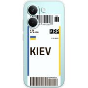 Прозорий чохол BoxFace Poco X8 Pro Ticket Kiev