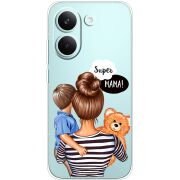 Прозорий чохол BoxFace Poco X8 Pro Super Mama and Son