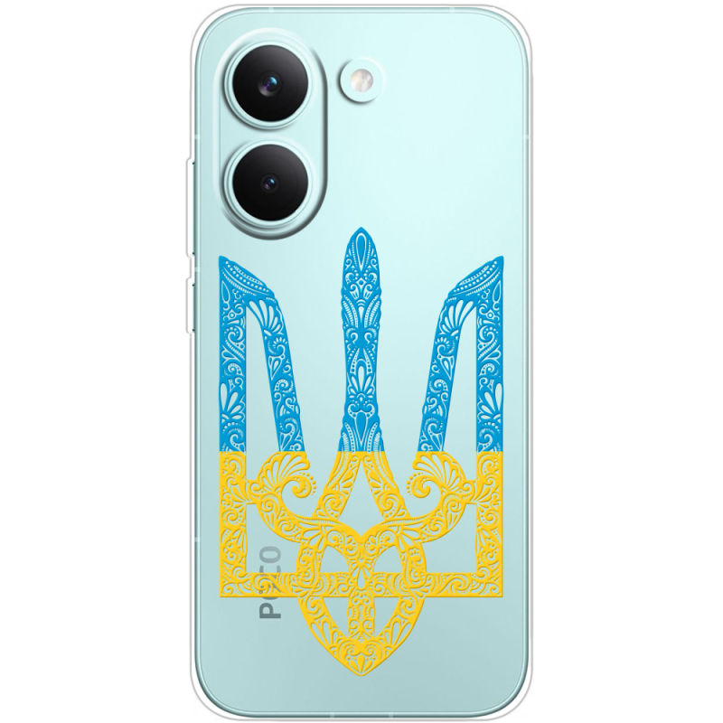 Прозорий чохол BoxFace Poco X8 Pro Gold Trident